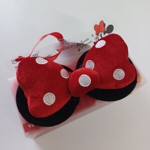 The Creme Shop NWT Black Red‎ Limited Edition Disney Minnie M 3D Teddy Headband